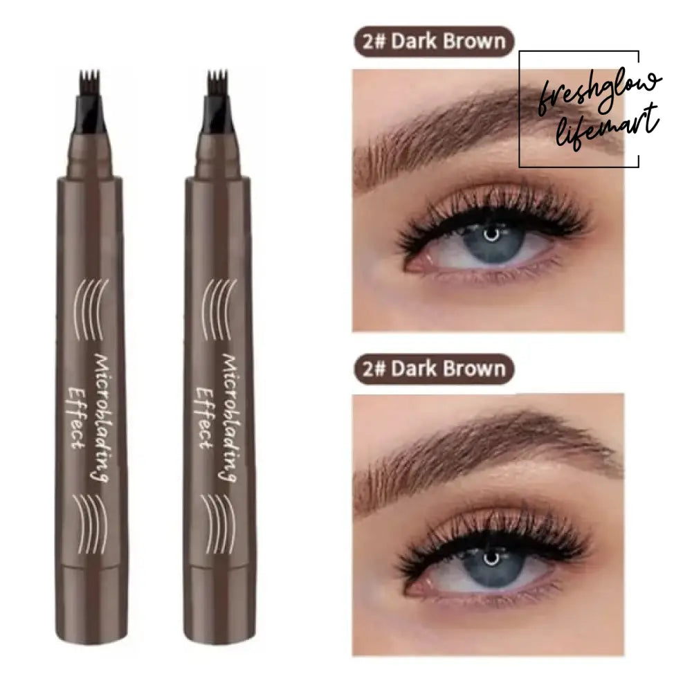 ð¥LAST DAY - BUY 1 GET 1 FREE JUST $8.49 EACHð¥2025 Upgraded Natural Brows Eyebrow Pen Dark Brown / ð¥Dark Brown