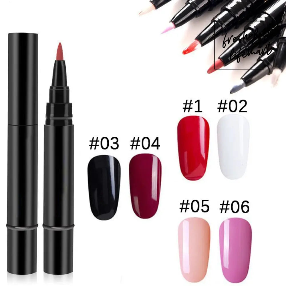 One Step Nail Gel Pen From #1 to #6