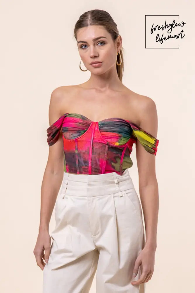 Strapless top TOPS