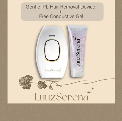 LuuzSerena IPL Soft Hair Removal Device + Conductive Gel Gift