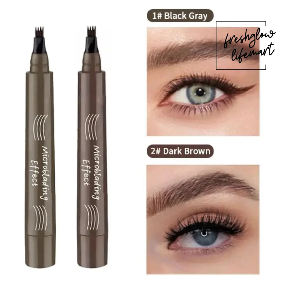 🔥LAST DAY - BUY 1 GET 1 FREE JUST $8.49 EACH🔥2025 Upgraded Natural Brows Eyebrow Pen Dark Brown / Black Grey