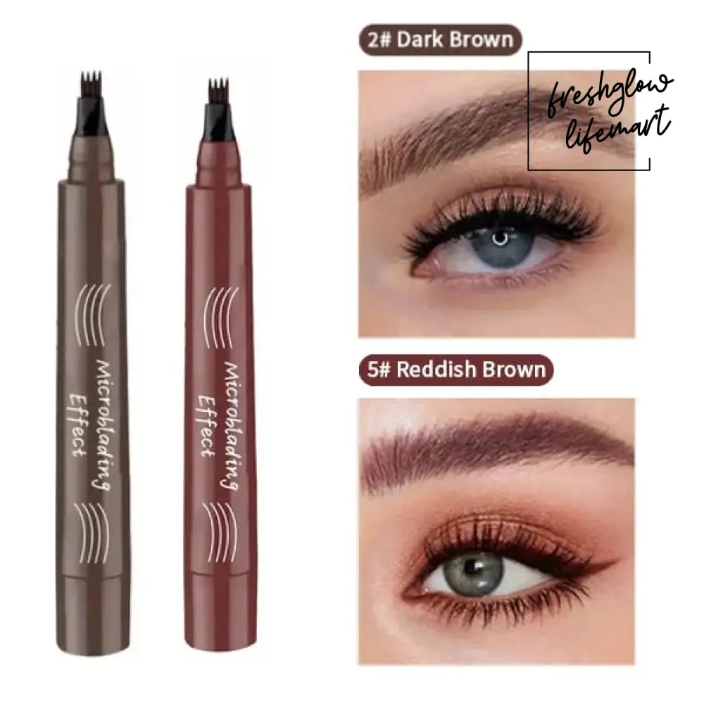 🔥LAST DAY - BUY 1 GET 1 FREE JUST $8.49 EACH🔥2025 Upgraded Natural Brows Eyebrow Pen Dark Brown / Reddish Brown