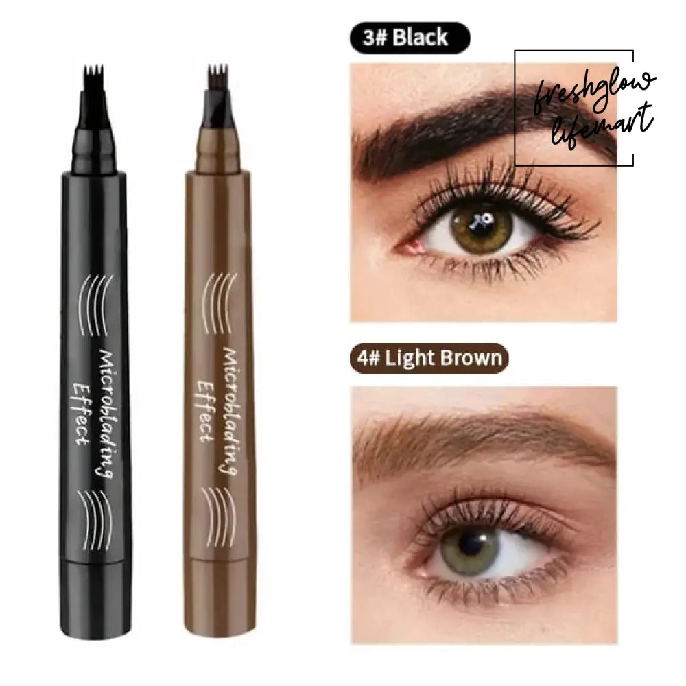 🔥LAST DAY - BUY 1 GET 1 FREE JUST $8.49 EACH🔥2025 Upgraded Natural Brows Eyebrow Pen 🔥Light Brown / Black