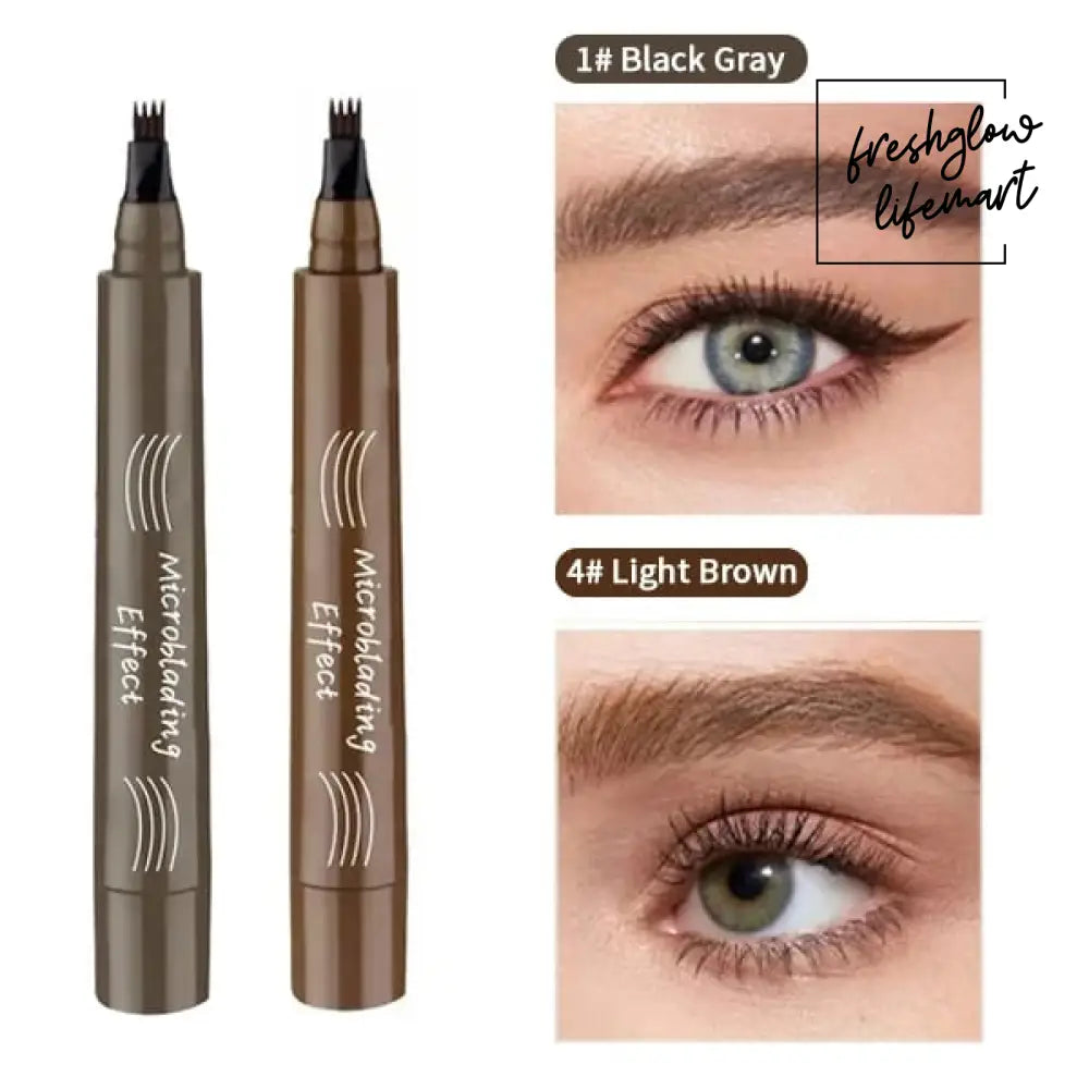 🔥LAST DAY - BUY 1 GET 1 FREE JUST $8.49 EACH🔥2025 Upgraded Natural Brows Eyebrow Pen 🔥Light Brown / Black Grey