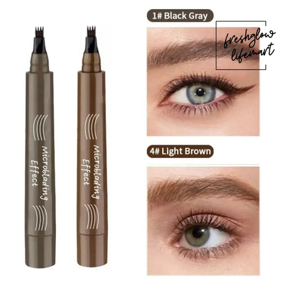 🔥LAST DAY - BUY 1 GET 1 FREE JUST $8.49 EACH🔥2025 Upgraded Natural Brows Eyebrow Pen 🔥Light Brown / Black Grey