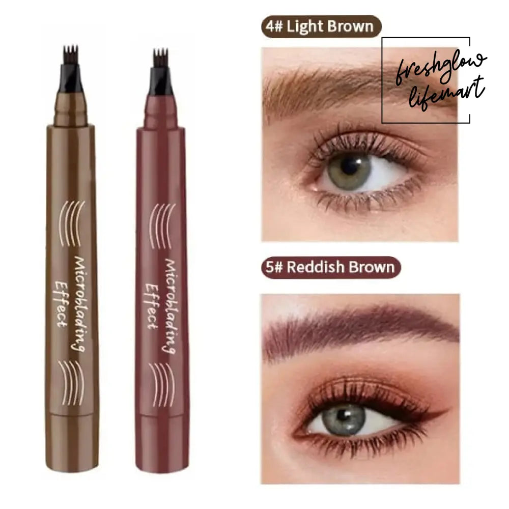 🔥LAST DAY - BUY 1 GET 1 FREE JUST $8.49 EACH🔥2025 Upgraded Natural Brows Eyebrow Pen 🔥Light Brown / Reddish Brown