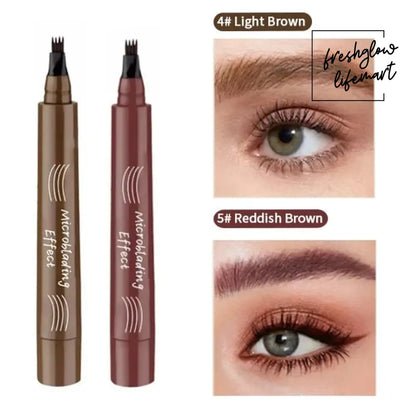 🔥LAST DAY - BUY 1 GET 1 FREE JUST $8.49 EACH🔥2025 Upgraded Natural Brows Eyebrow Pen 🔥Light Brown / Reddish Brown