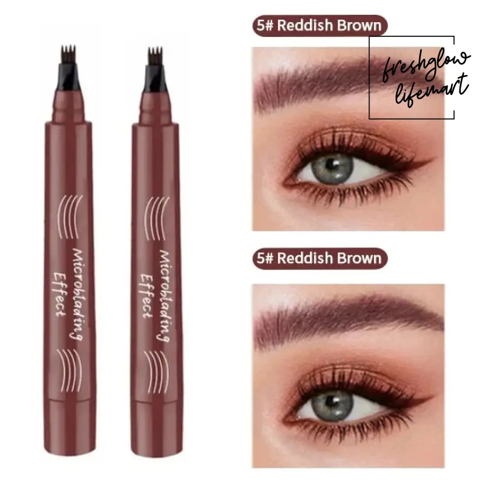 🔥LAST DAY - BUY 1 GET 1 FREE JUST $8.49 EACH🔥2025 Upgraded Natural Brows Eyebrow Pen Reddish Brown / Reddish Brown