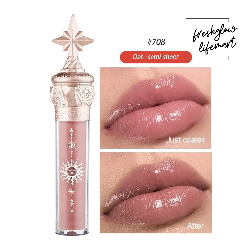 🎁 Lip gloss moisturize Long Lasting lipstick 708